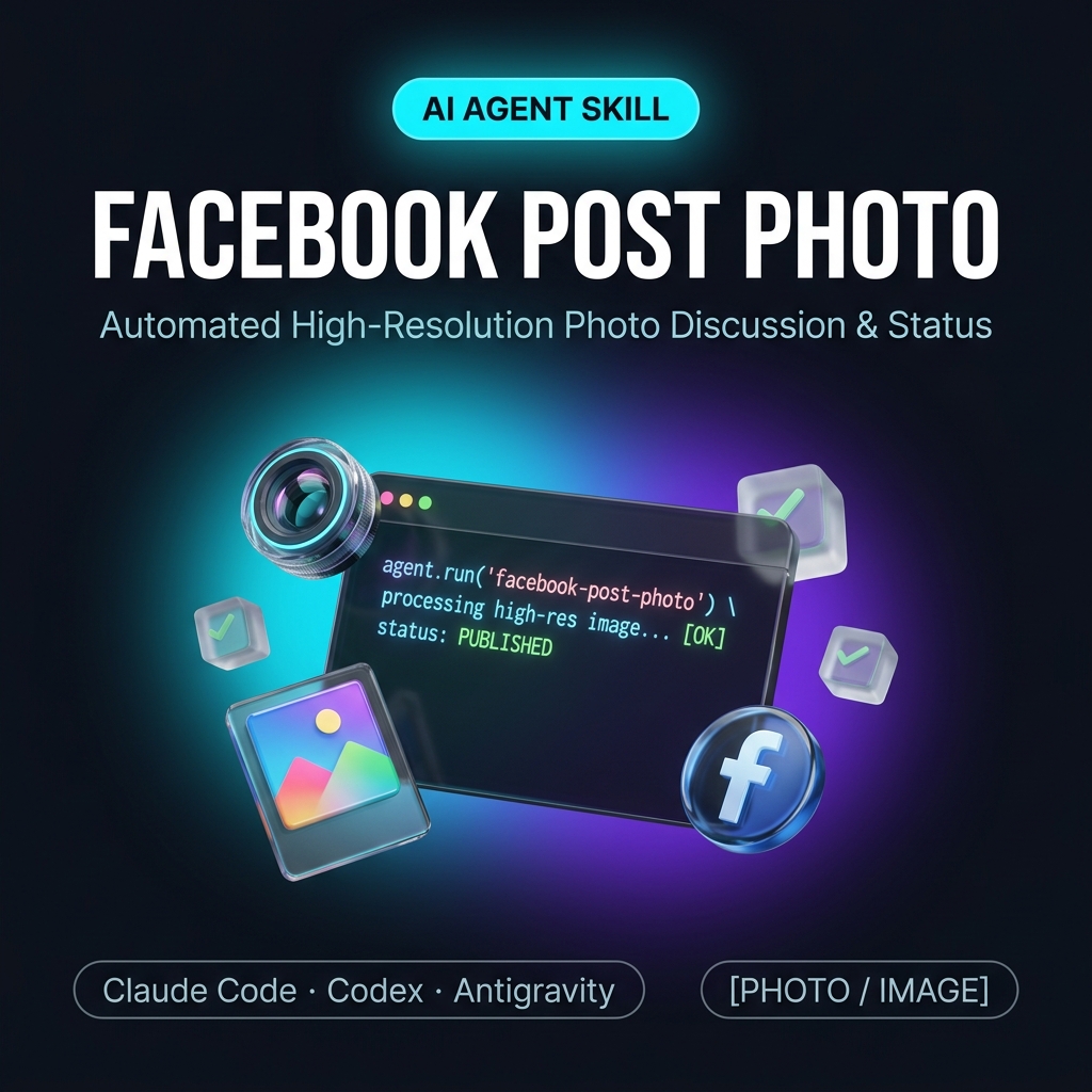 Facebook Post Photo Skill